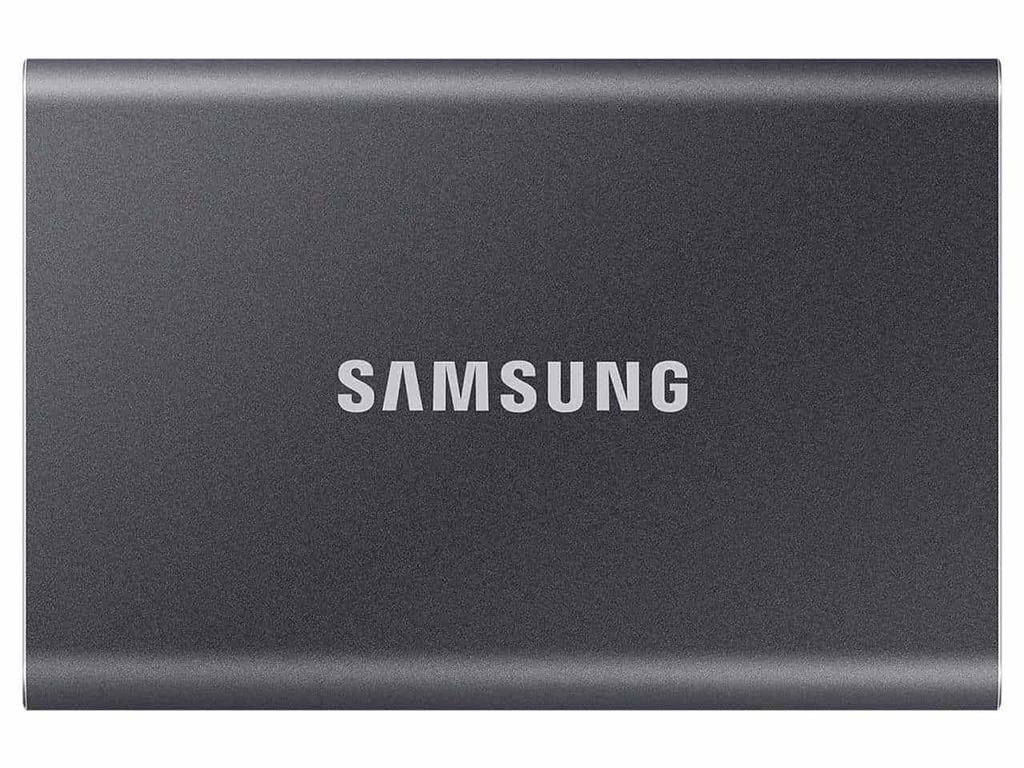 اس اس دی اکسترنال سامسونگ مدل Samsung T7 NON-TOUCH خاکستری ظرفیت 500 گیگابایت